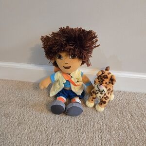 Diego and baby jaguar beanie babys